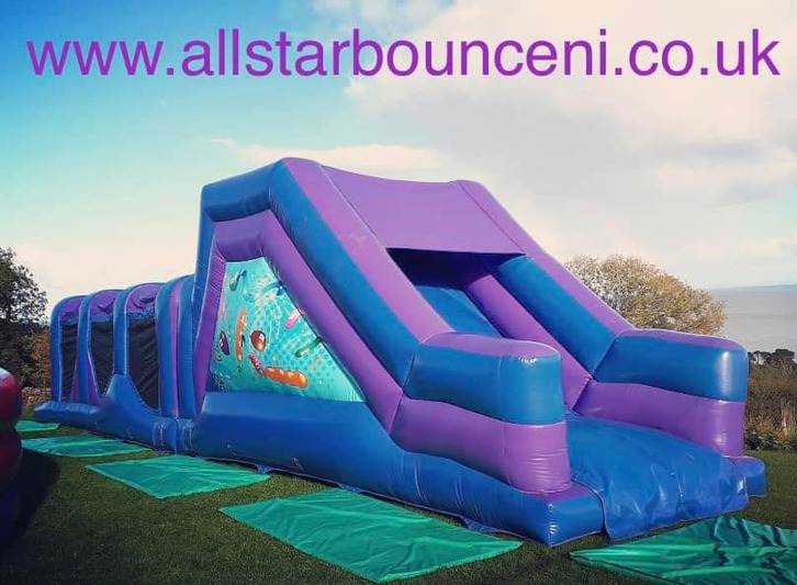 All Star Bounce NI is a family run business that provides Bouncy Castles & Inflatable equipment to Bangor, Belfast and Newtownards.  Looking for affordable, safe, fully insured bouncy castles Combi Castles and Mega slides?  Well look no further, we at All Star Bounce NI provide top quality water slides, Disco castles and inflatable equipment that you can't turn down. Toys & Craft 4