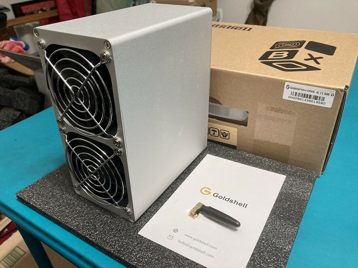 Goldshell Mini-Doge Dogecoin Miner (Farm) W/ PSU & Cables Computer & Zubehr