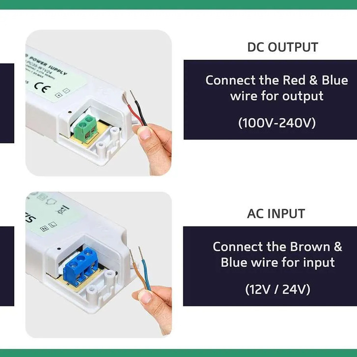 LED Driver 7w-60w DC 12V Constant Voltage Power Supply Adapter Other 3