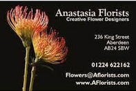 Expect fresh flowers & bouquets quickly delivered at your home on the same day by the most reviewed Aberdeen Florist - Anastasia Florist. Providing freshly hand tied bouquets and flowers for all occasions.
