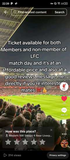 Ticket's available now on sales message me directly to get sorted out properly mate 