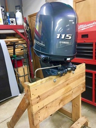 Used Yamaha 115 HP Outboard Motor Engine