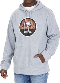 Zubaz Officially Licensed NFL Men's Team Graphic Gray Hoodie, Team Color